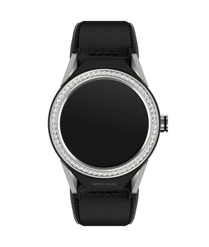 TAG Heuer Carrera Connected Modular 45 Titanium / Diamond / Black Calf